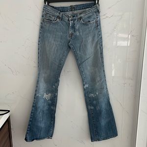 Distressed 7 For All Mankind Jeans